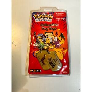 1999 Pokémon dog tags-NIB